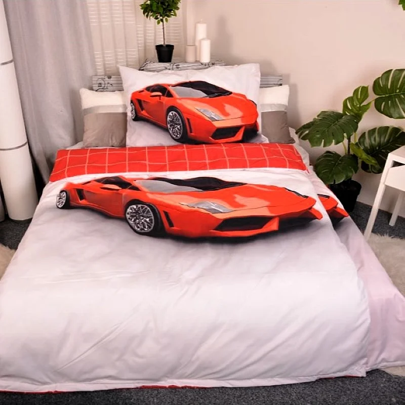 3D obliečky Red Sportcar