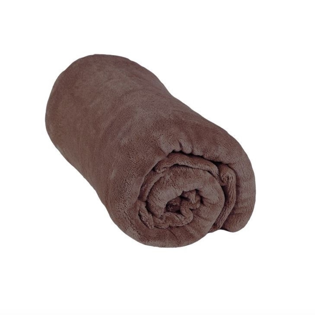 Veľká mikroflanelová deka 220x200 - hnedá