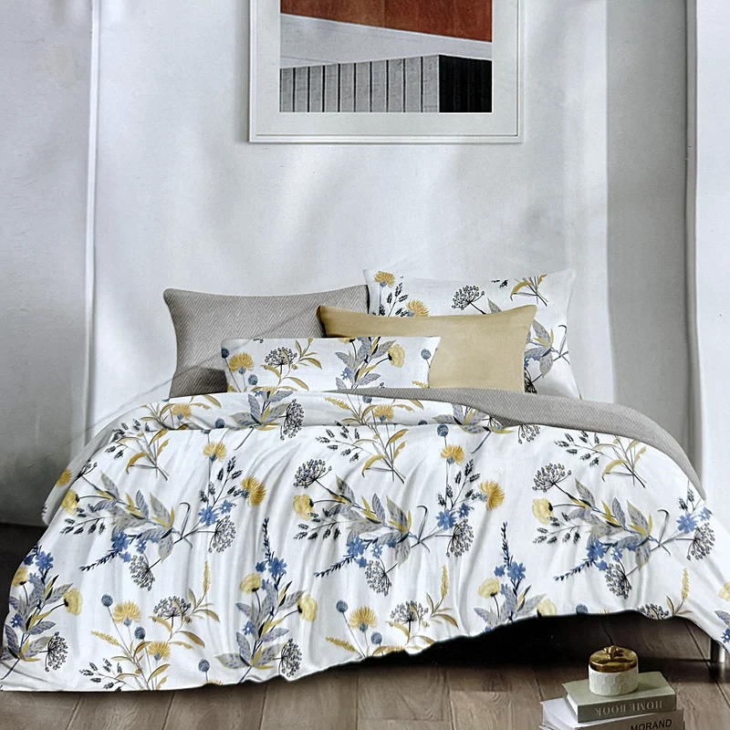 7 dílná sada povlečení na 2 postele - prostěradlo ZDARMA Spring Meadow